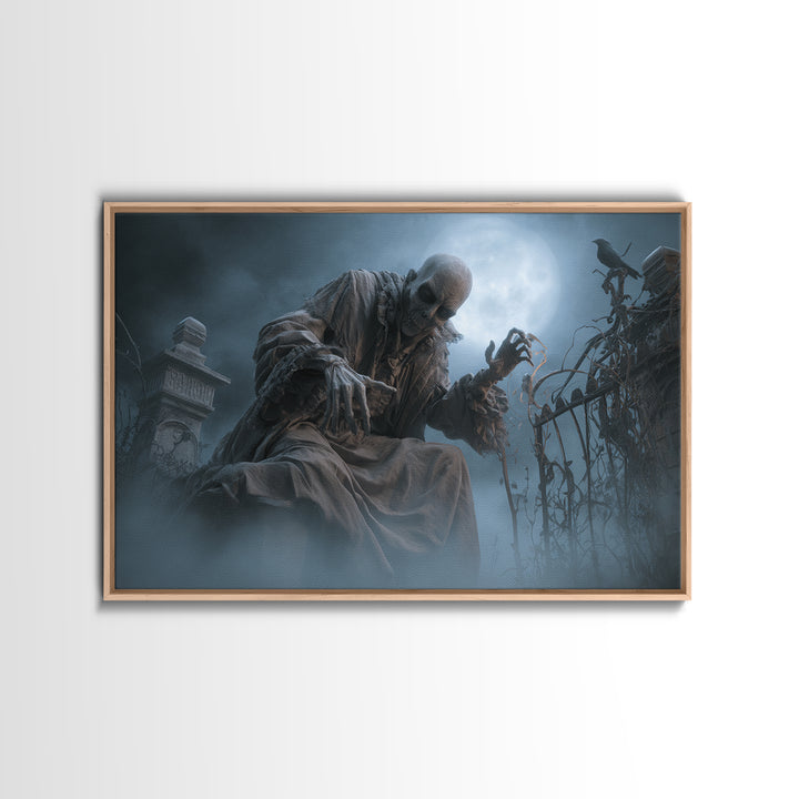 The Dream Eater, Landscape Wall Art, Spooky Home Decor, Canvas Print, Halloween Wall Decor, Gothic Home Decor, Halloween Wall Art