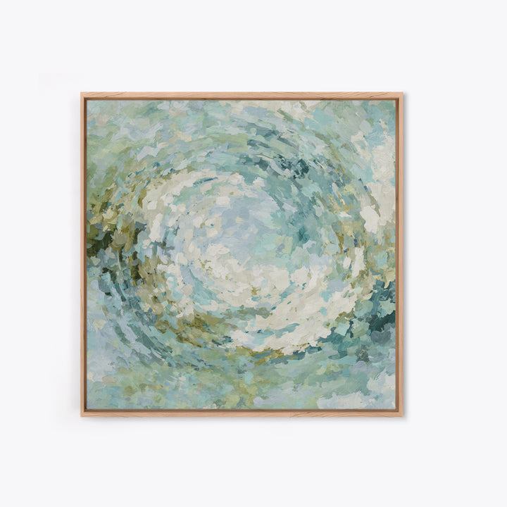 Abstract Water Ripple Pattern Canvas Print, Dental Office Art, Dental Office Decor, Office Decor, Abstract Art, Calm, DOA-1x1-13