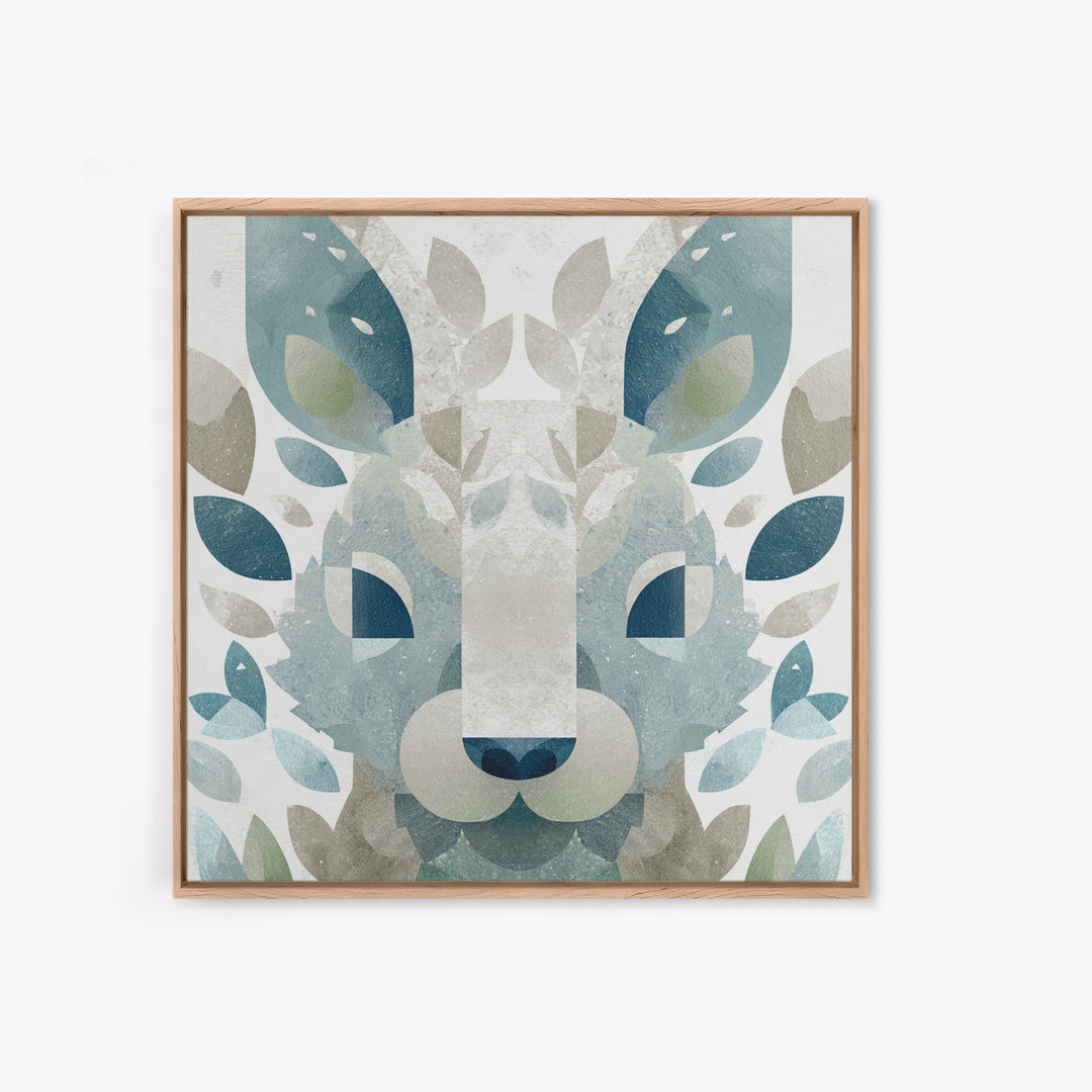Cheerful Animal Dentist Themed Character Without Text Canvas Print, Dental Office Art, Motivational Poster, Office Decor, Calm, DOA-1x1-2