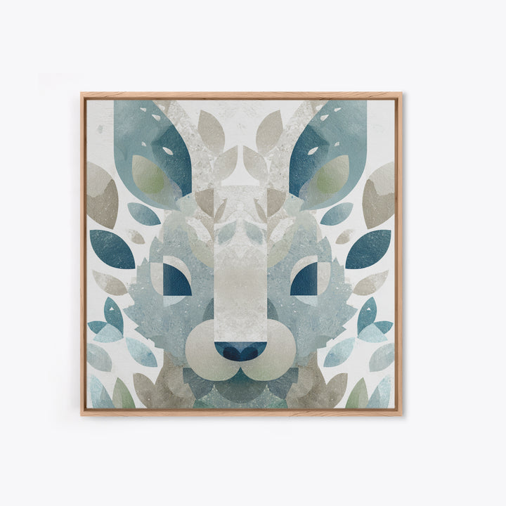 Cheerful Animal Dentist Themed Character Without Text Canvas Print, Dental Office Art, Motivational Poster, Office Decor, Calm, DOA-1x1-2