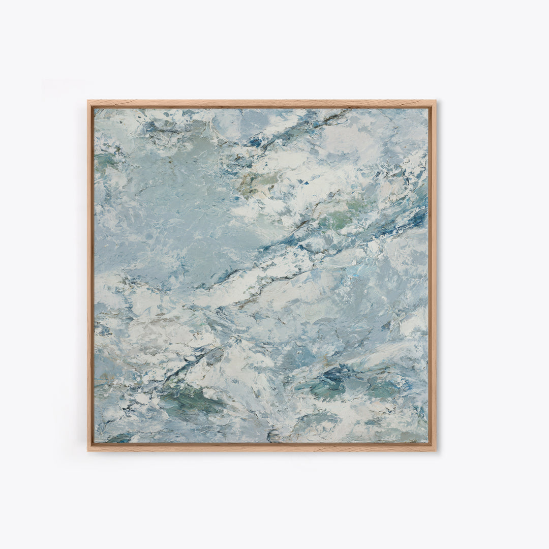 Clean Marble Texture Framed Canvas Print, Dental Office Art, Wall Art, Office Decor, Fine Art, Calm, Dental Office Decor, DOA-1x1-48