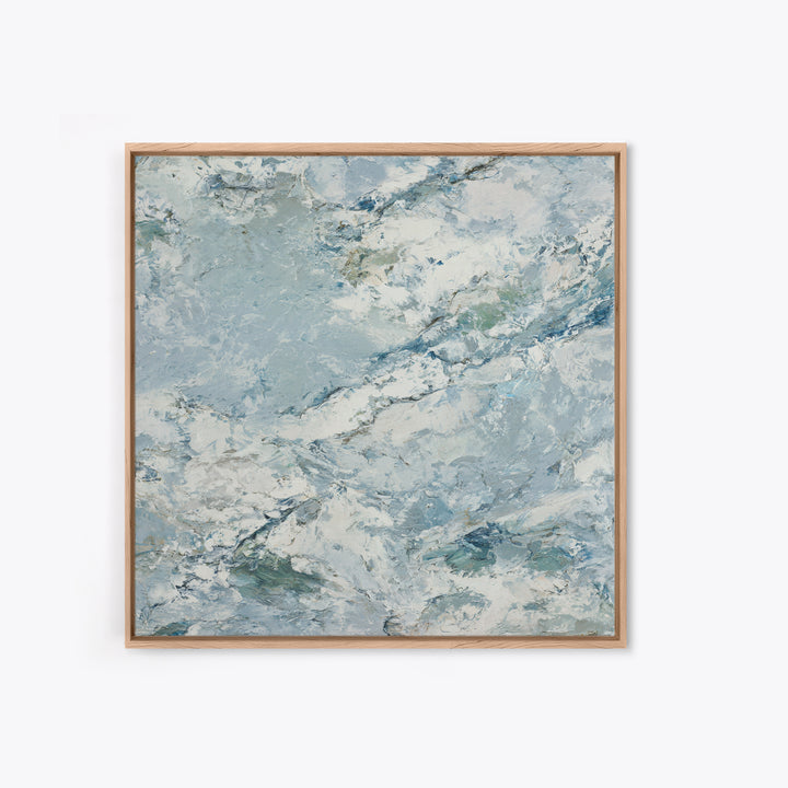 Clean Marble Texture Framed Canvas Print, Dental Office Art, Wall Art, Office Decor, Fine Art, Calm, Dental Office Decor, DOA-1x1-48