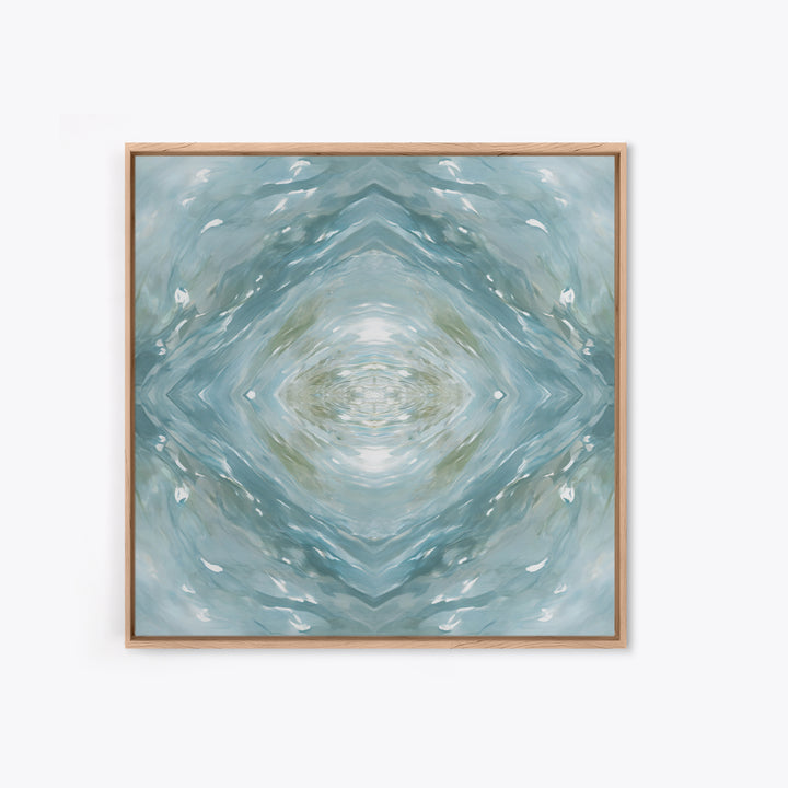Abstract Water Ripple Pattern Framed Canvas Print, Dental Office Art, Medical Decor, Office Decor, Fine Art, Calm, Home Decor, DOA-1x1-61