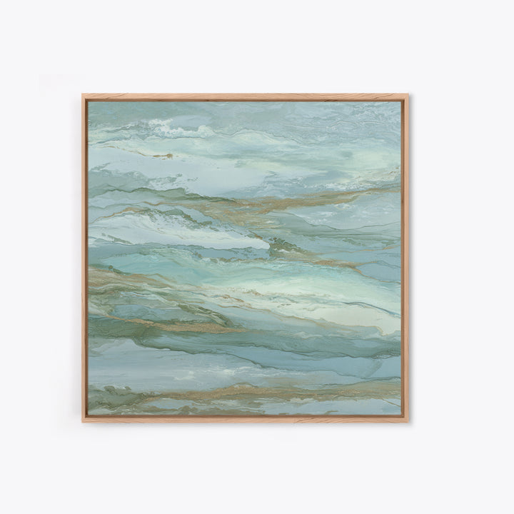 Clean Marble Texture Framed Canvas Print, Dental Office Art, Dentistry Art, Office Decor, Abstract Art, Calm, Fine Art Print, DOA-1x1-72