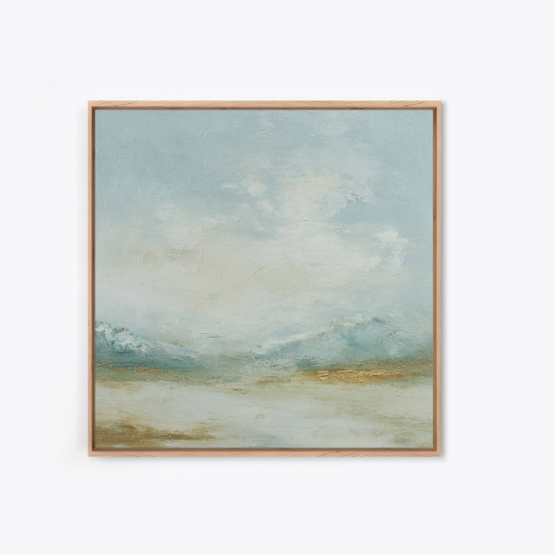 Gentle Mountain Landscape Canvas Print, Dental Office Art, Dental Hygienist, Office Decor, Fine Art, Calm, Statement Artwork, DOA-1x1-76