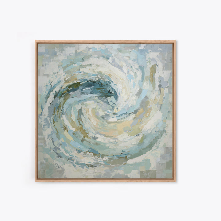 Calming Abstract Ocean Waves Canvas Print, Dental Office Art, Wall Decor, Office Decor, Fine Art, Calm, Contemporary Art, DOA-1x1-97