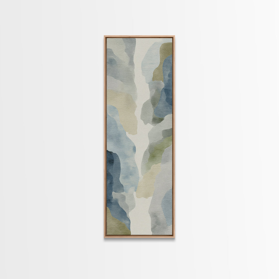 Minimal Line Faces Canvas Print, Dental Office Art, Poster, Office Decor, Fine Art, Calm, Dental Art, Digital Artwork, DOA-1x3-100