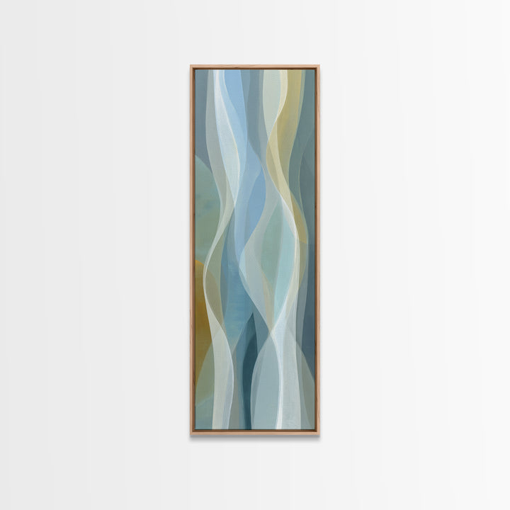 Minimal Smile Curve Abstract Canvas Print, Dental Office Art, Office Decor, Fine Art, Calm, Art Print, Room Decor, DOA-1x3-17