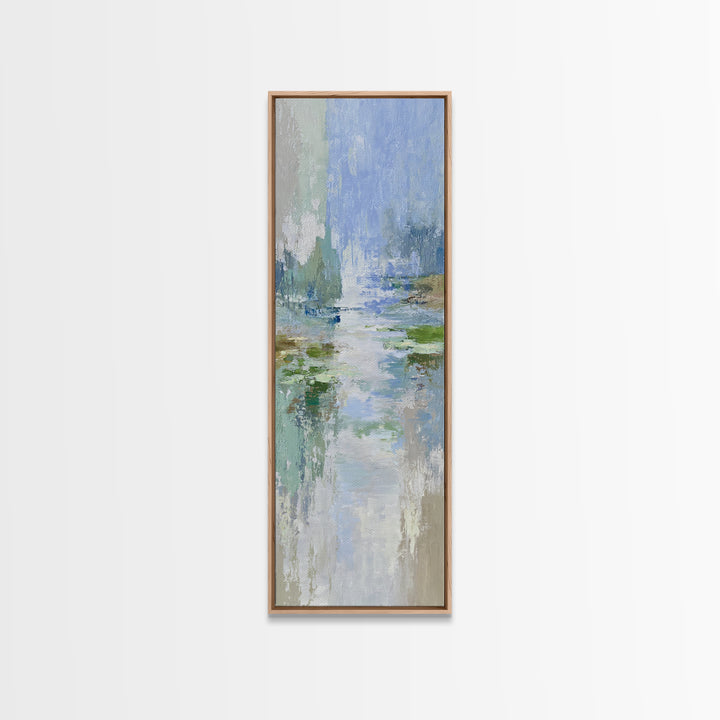 Sunlit Lake with Calming Reflections Canvas Print, Dental Office Art, Dental Office, Office Decor, Fine Art, Calm, Room Decor, DOA-1x3-27