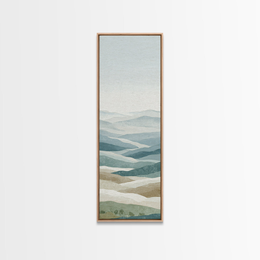 Minimal Line Faces Framed Canvas Print, Dental Office Art, Medical Decor, Office Decor, Fine Art, Calm, Gallery Decor, DOA-1x3-4