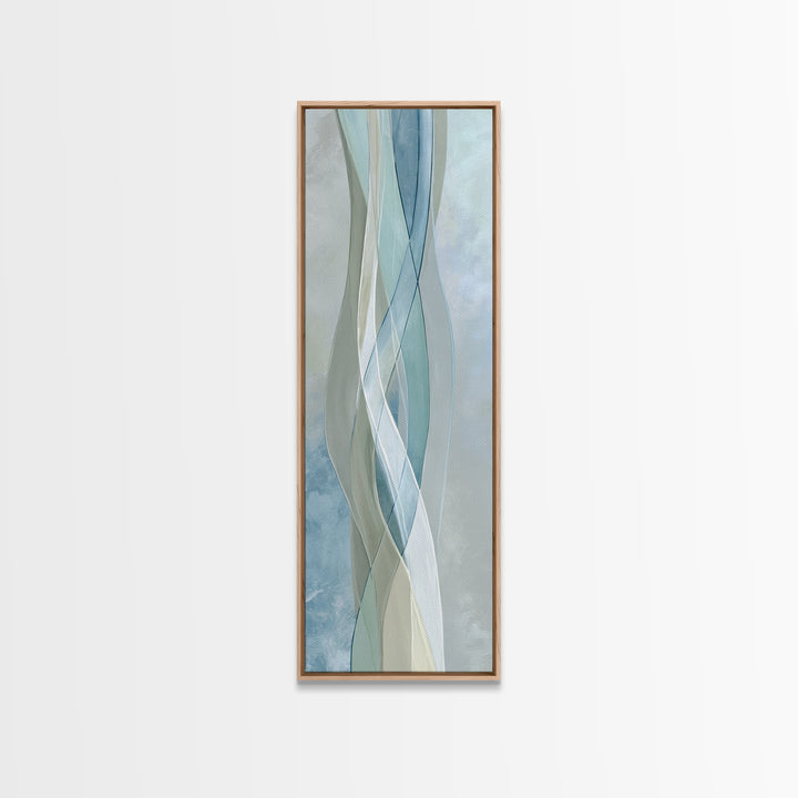 Minimal Smile Curve Abstract Canvas Print, Dental Office Art, Office Decor, Abstract Art, Calm, Medical Office Decor, DOA-1x3-41