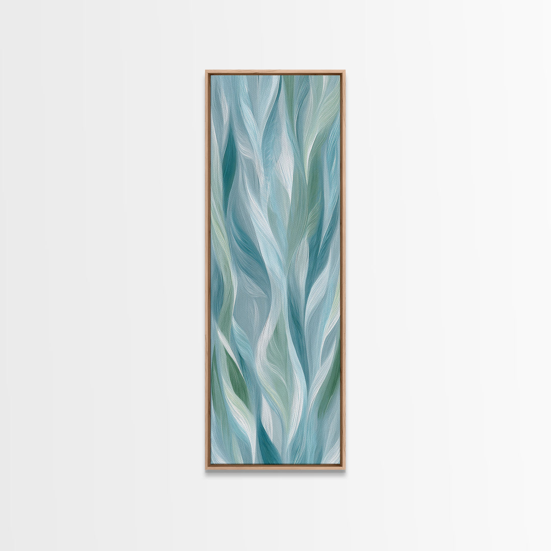 Abstract Water Ripple Pattern Canvas Print, Dental Office Art, Dental Office Decor, Office Decor, Abstract Art, Calm, DOA-1x3-49