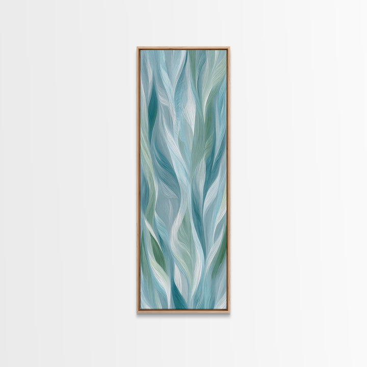 Abstract Water Ripple Pattern Canvas Print, Dental Office Art, Dental Office Decor, Office Decor, Abstract Art, Calm, DOA-1x3-49