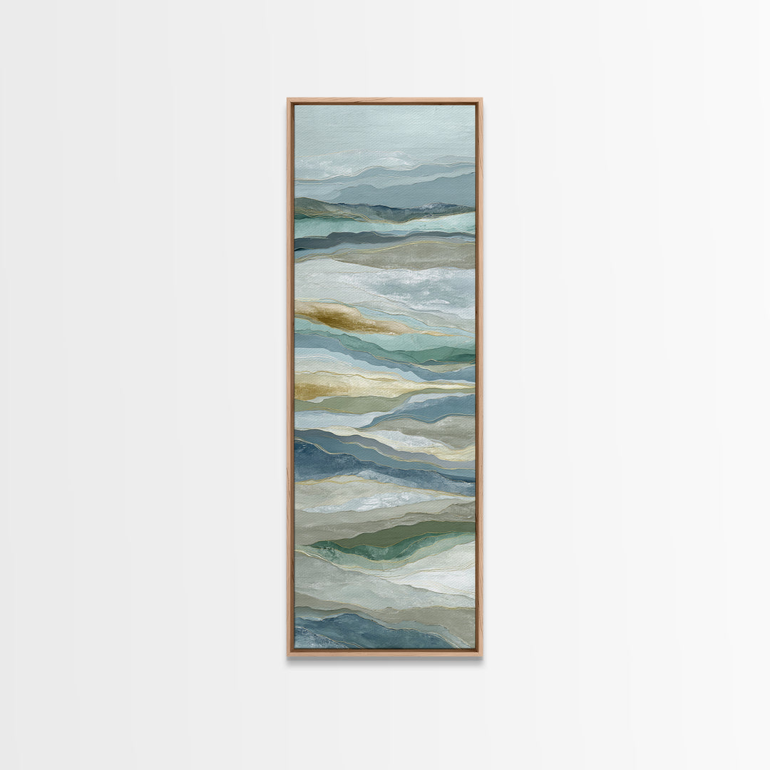 Clean Marble Texture Canvas Print, Dental Office Art, Gallery Decor, Office Decor, Abstract Art, Calm, Minimalist Decor, DOA-1x3-60