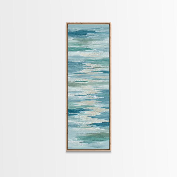 Abstract Water Ripple Pattern Canvas Print, Dental Office Art, Fine Art Print, Office Decor, Fine Art, Calm, Printable Wall Art, DOA-1x3-73