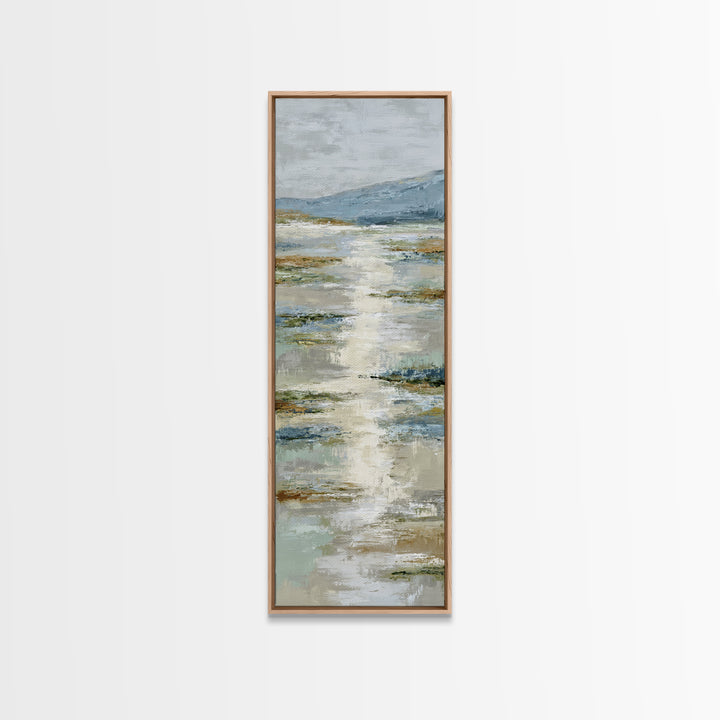 Sunlit Lake with Calming Reflections Canvas Print, Dental Office Art, Office Wall Art, Office Decor, Calm, Medical Decor, DOA-1x3-99