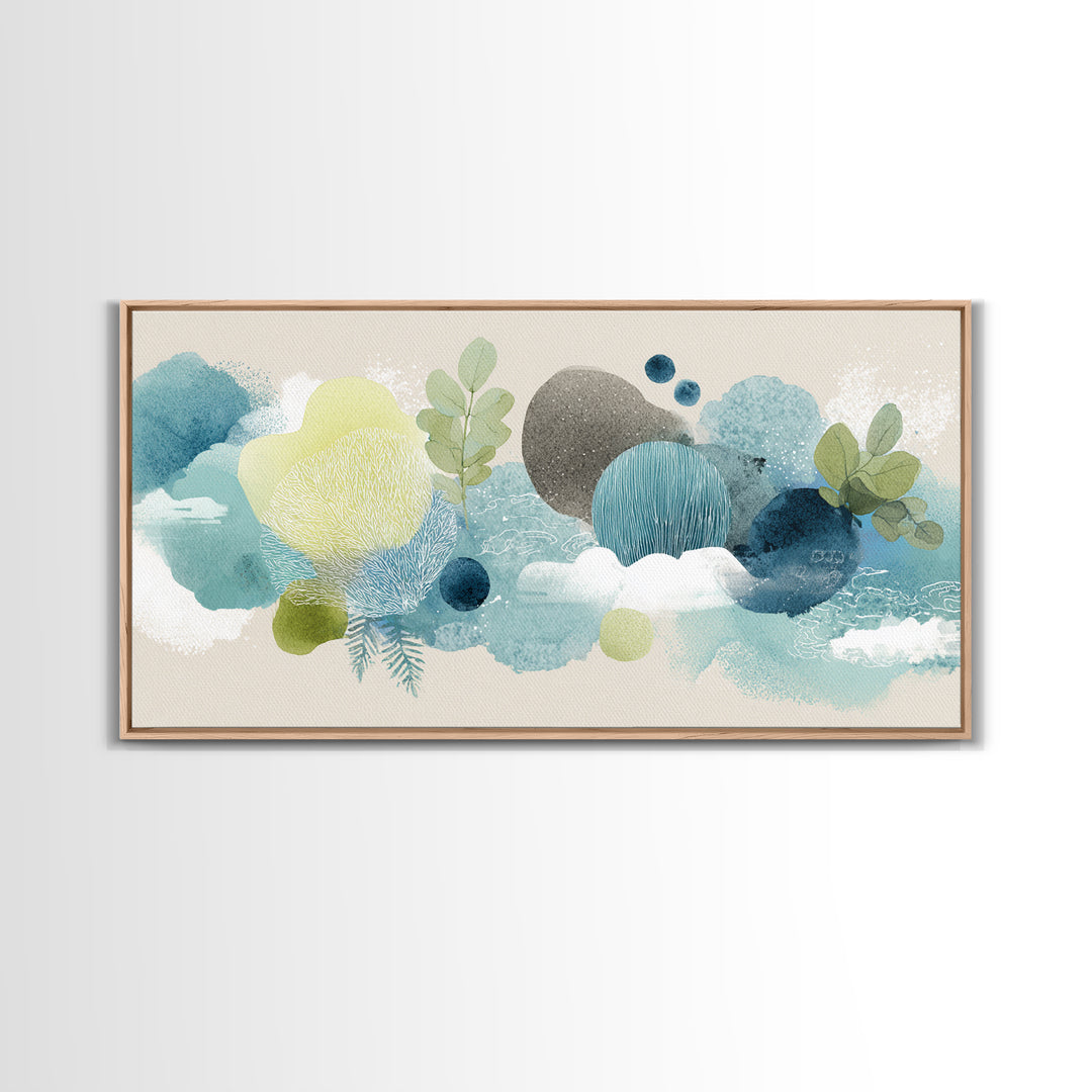 Playful Tooth Shaped Character Canvas Print, Dental Office Art, Dental Office, Office Decor, Fine Art, Calm, Room Decor, DOA-2x1-2
