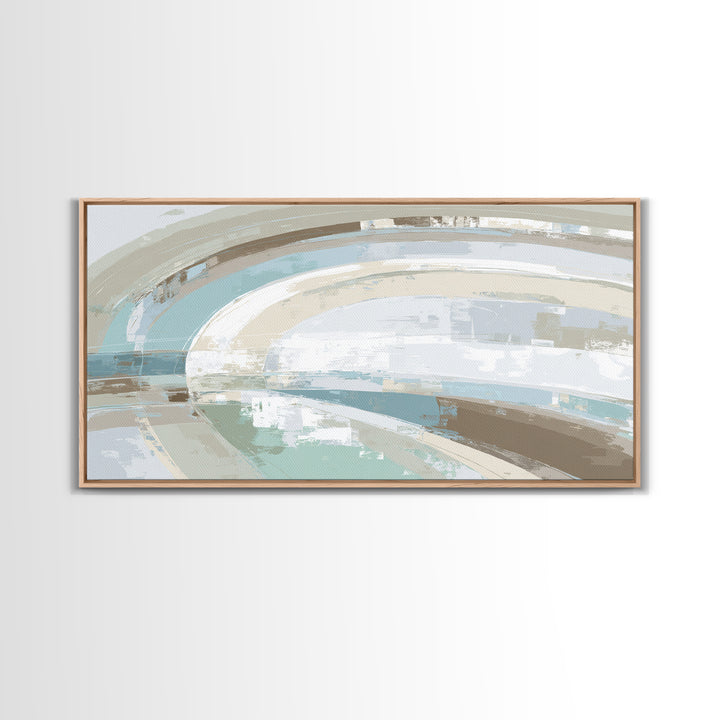 Minimal Smile Curve Abstract Canvas Print, Dental Office Art, Luxury Decor, Office Decor, Abstract Art, Calm, Office Wall Art, DOA-2x1-49