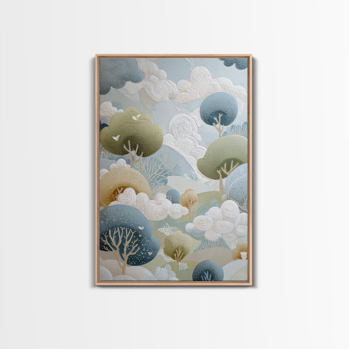 Playful Tooth Shaped Character Canvas Print, Dental Office Art, Dental Office, Office Decor, Abstract Art, Calm, Room Decor, DOA-2x3-14