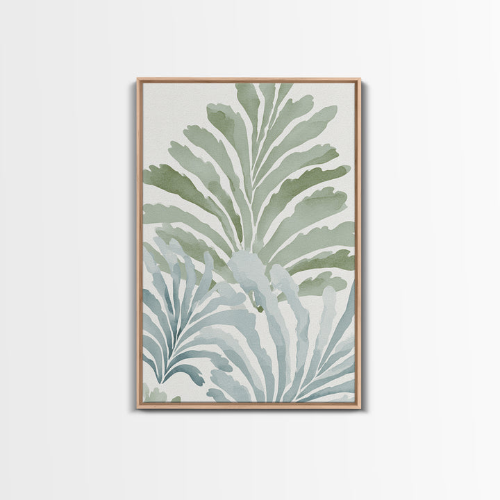 Botanical Fern Study Canvas Print, Dental Office Art, Dental Office Decor, Office Decor, Fine Art, Calm, Science Art, DOA-2x3-27