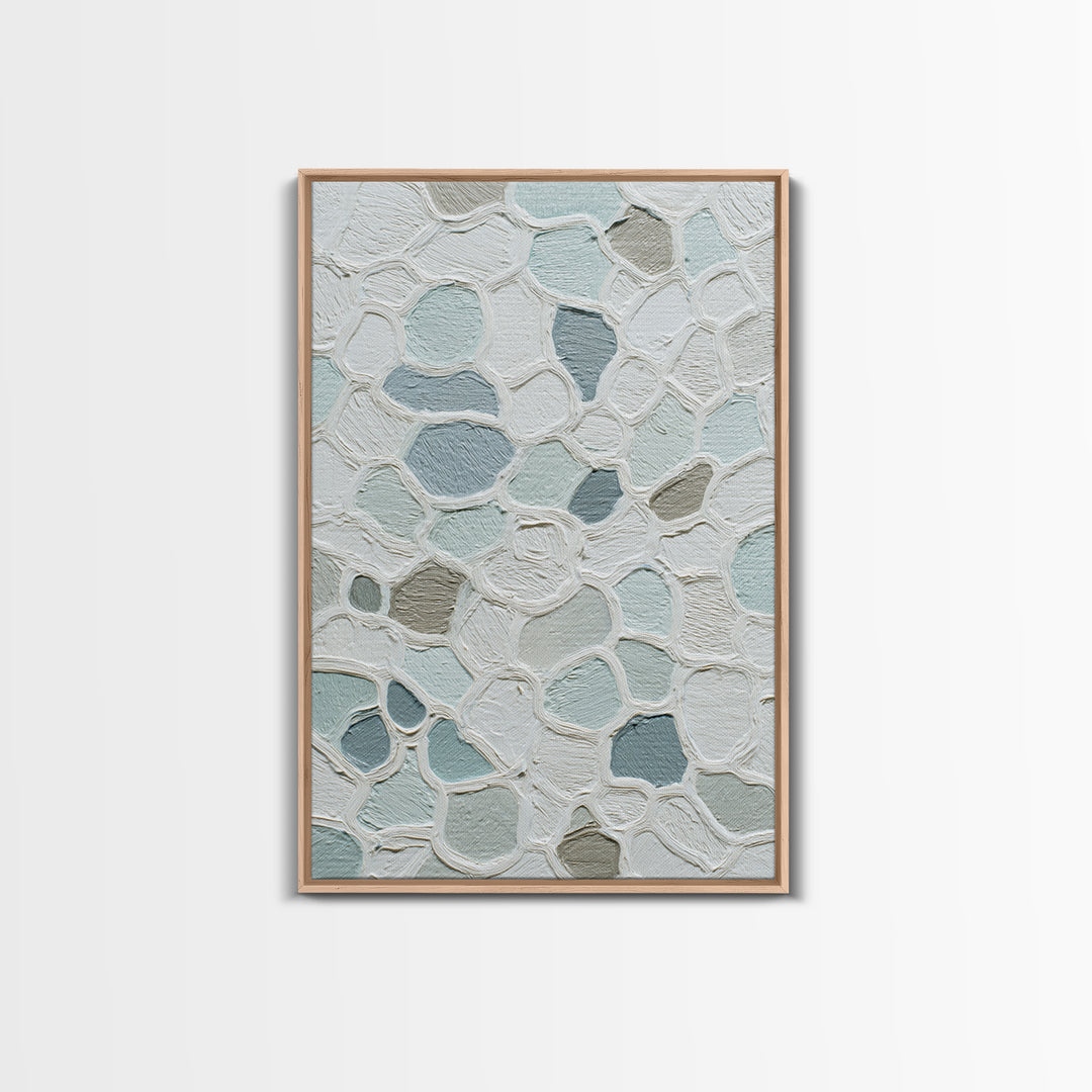 Clean Geometric Art Canvas Print, Dental Office Art, Medical Art, Office Decor, Abstract Art, Calm, Medical Office Art, DOA-2x3-40