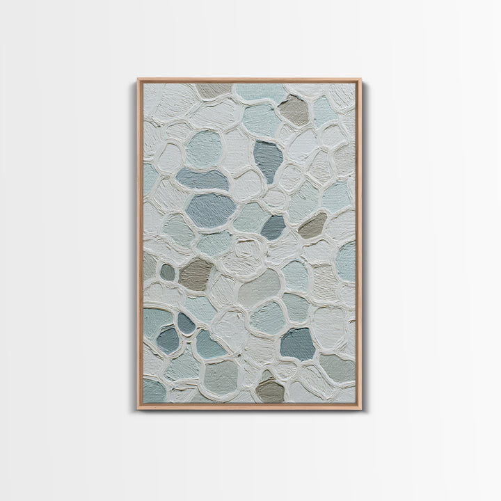 Clean Geometric Art Canvas Print, Dental Office Art, Medical Art, Office Decor, Abstract Art, Calm, Medical Office Art, DOA-2x3-40