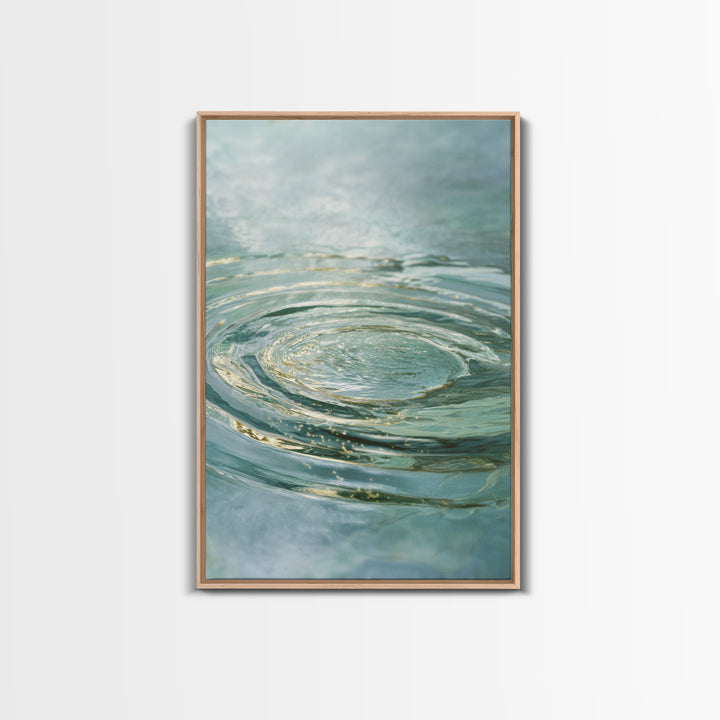 Abstract Water Ripple Pattern Canvas Print, Dental Office Art, Fine Art Print, Office Decor, Fine Art, Calm, Printable Wall Art, DOA-2x3-45