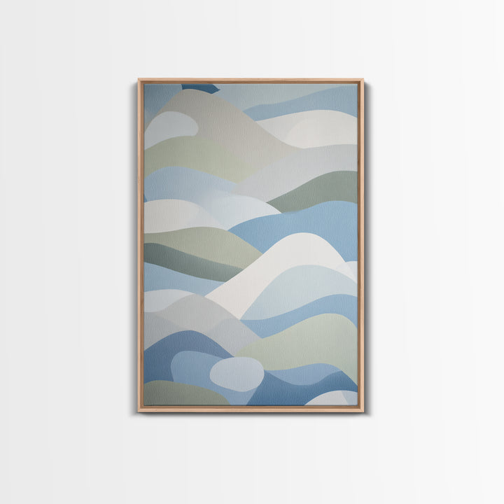 Playful Tooth Shaped Character Canvas Print, Dental Office Art, Art Print, Office Decor, Fine Art, Calm, Unique Wall Art, DOA-2x3-62