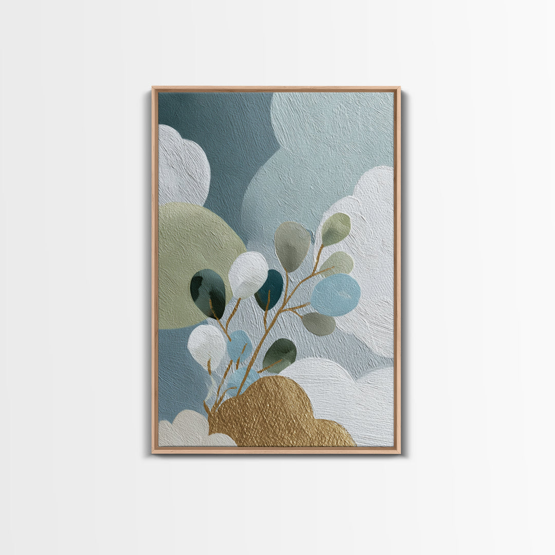 Playful Tooth Shaped Character Canvas Print, Dental Office Art, Art Print, Office Decor, Fine Art, Calm, Unique Wall Art, DOA-2x3-86