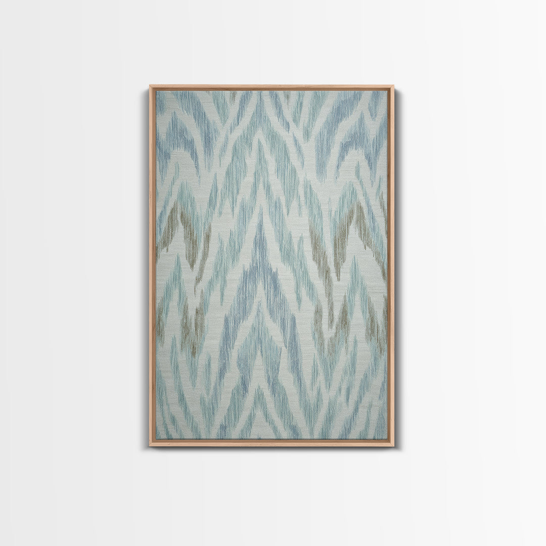 Abstract Water Ripple Pattern Framed Canvas Print, Dental Office Art, Room Decor, Office Decor, Abstract Art, Calm, DOA-2x3-93