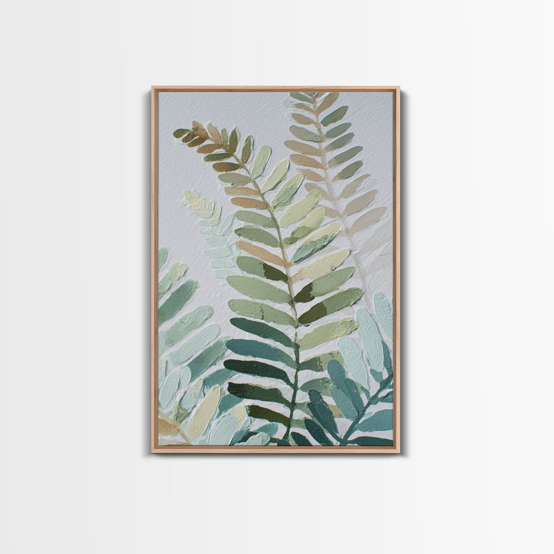 Botanical Fern Study Canvas Print, Dental Office Art, Fine Art Print, Office Decor, Watercolor Art, Calm, Printable Wall Art, DOA-2x3-99