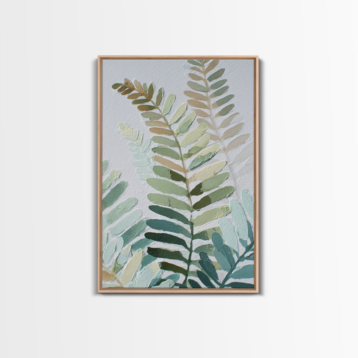 Botanical Fern Study Canvas Print, Dental Office Art, Fine Art Print, Office Decor, Watercolor Art, Calm, Printable Wall Art, DOA-2x3-99