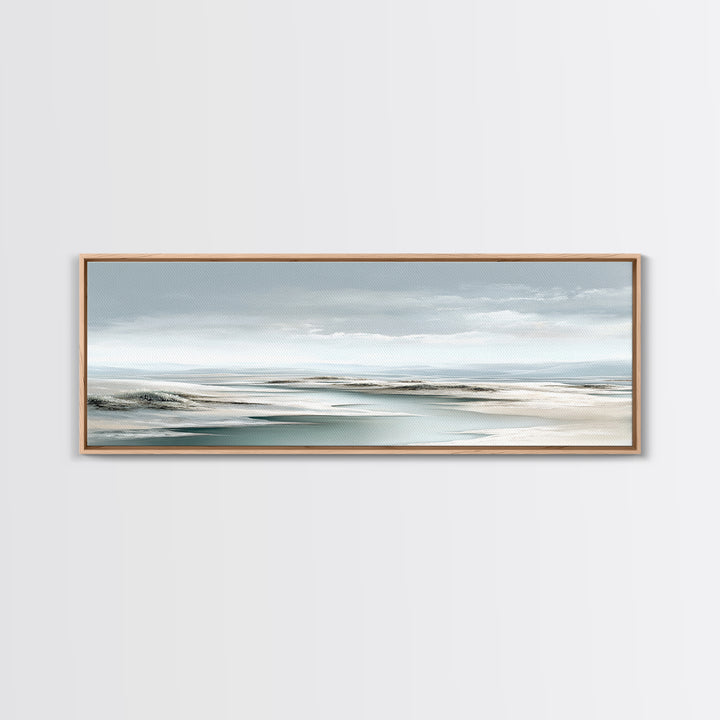 Quiet Coastal Dunes Canvas Print, Dental Office Art, Printable Digital, Office Decor, Calm, Neutral Decor, Modern Decor, DOA-3x1-14