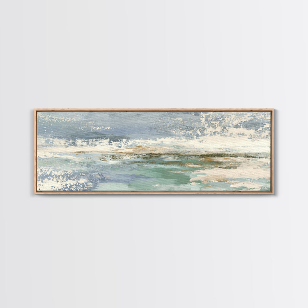 Minimal Smile Curve Abstract Canvas Print, Dental Office Art, Office Decor, Abstract Art, Calm, Medical Office Decor, DOA-3x1-21