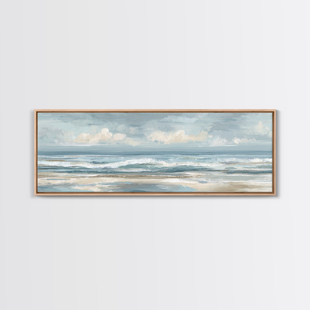 Calming Abstract Ocean Waves Canvas Print, Dental Office Art, Dental, Office Decor, Watercolor Art, Calm, Tooth Art, DOA-3x1-41