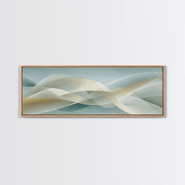 Minimal Smile Curve Abstract Canvas Print, Dental Office Art, Office Decor, Abstract Art, Calm, Medical Office Decor, DOA-3x1-45