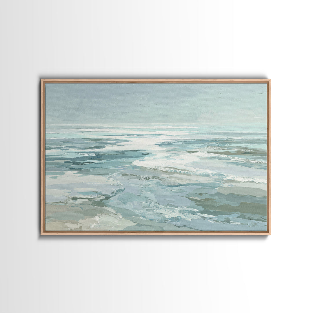 Calming Abstract Ocean Waves Canvas Print, Dental Office Art, Dental, Office Decor, Fine Art, Calm, Tooth Art, Dentistry Art, DOA-3x2-29