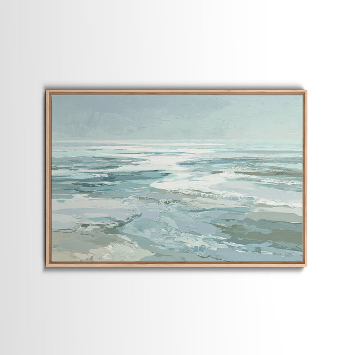 Calming Abstract Ocean Waves Canvas Print, Dental Office Art, Dental, Office Decor, Fine Art, Calm, Tooth Art, Dentistry Art, DOA-3x2-29