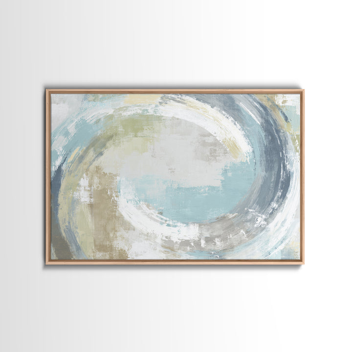 Minimal Smile Curve Abstract Framed Canvas Print, Dental Office Art, Motivational Poster, Office Decor, Abstract Art, Calm, DOA-3x2-81