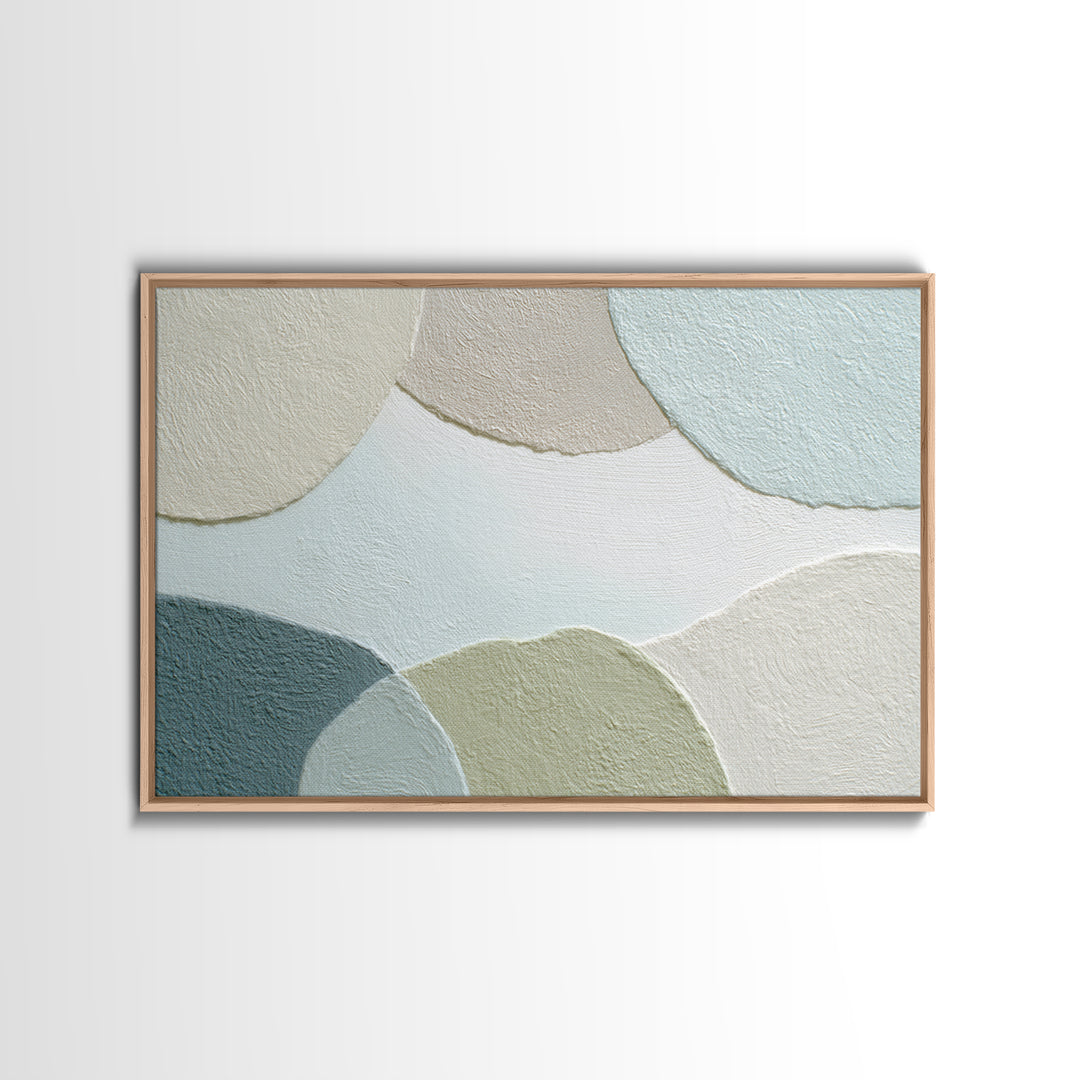 Minimal Smile Curve Abstract Framed Canvas Print, Dental Office Art, Contemporary Art, Office Decor, Calm, Dental Wall Art, DOA-3x2-9