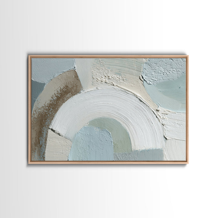 Light Scandinavian Abstract Arches Canvas Print, Dental Office Art, Dental Art, Office Decor, Fine Art, Calm, Dental Gift, DOA-3x2-93