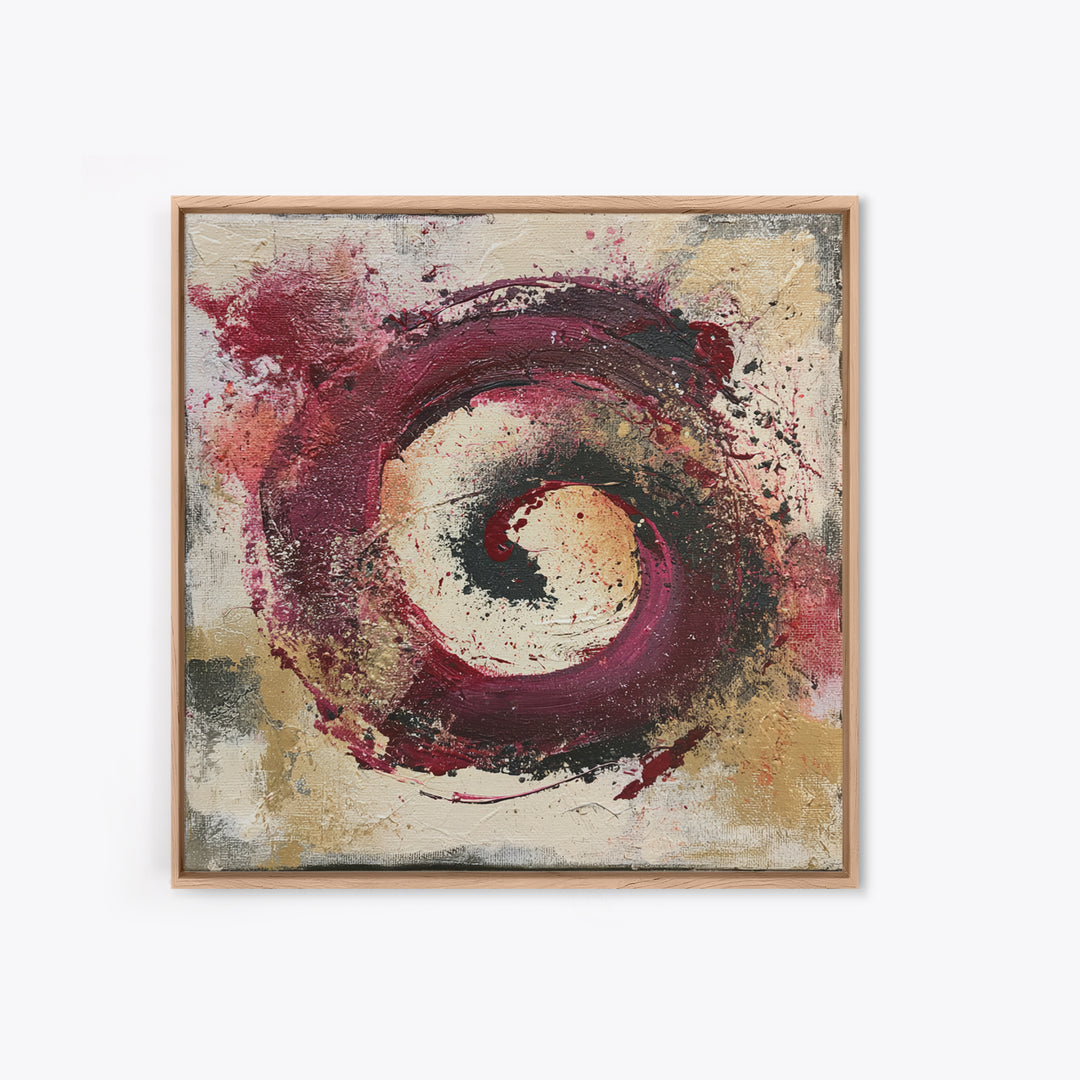 Abstract Red Wine Swirl Canvas Print, Dining Room Art, Printable Art, Dining Room Decor, Abstract Art, Dining, Coastal Wall Art, DRA-1x1-18