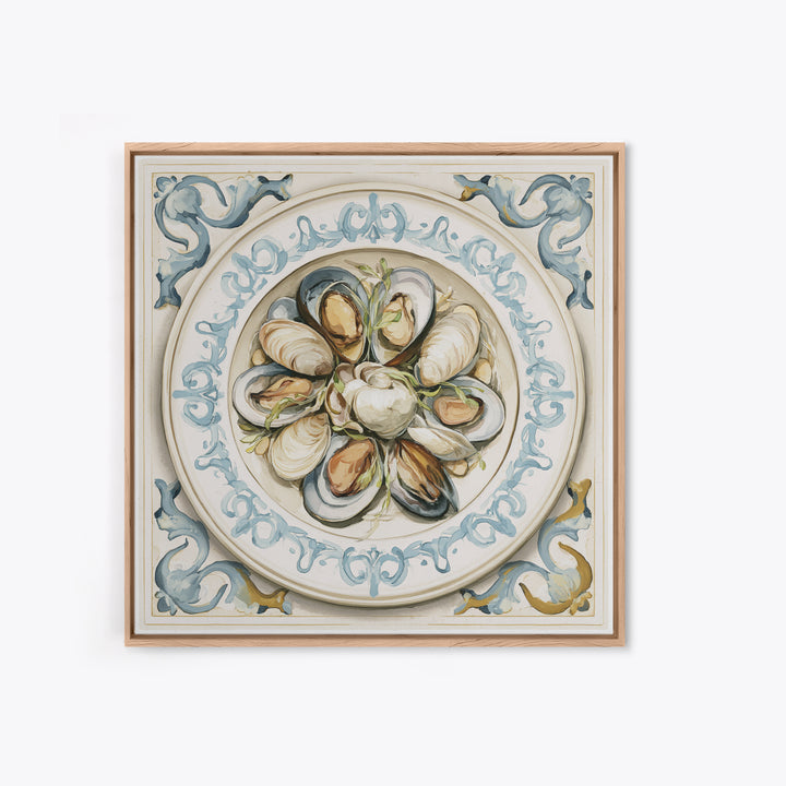 French Bistro Food Illustration Without Text Canvas Print, Dining Room Art, Set of 3 Prints, Dining Room Decor, Dining, DRA-1x1-58