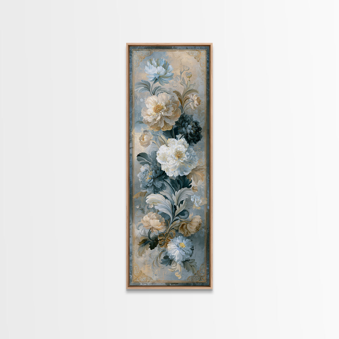 Classic Dutch Feast Arrangement Canvas Print, Dining Room Art, Wall Art, Dining Room Decor, Oil Painting, Dining, Printable Art, DRA-1x3-55