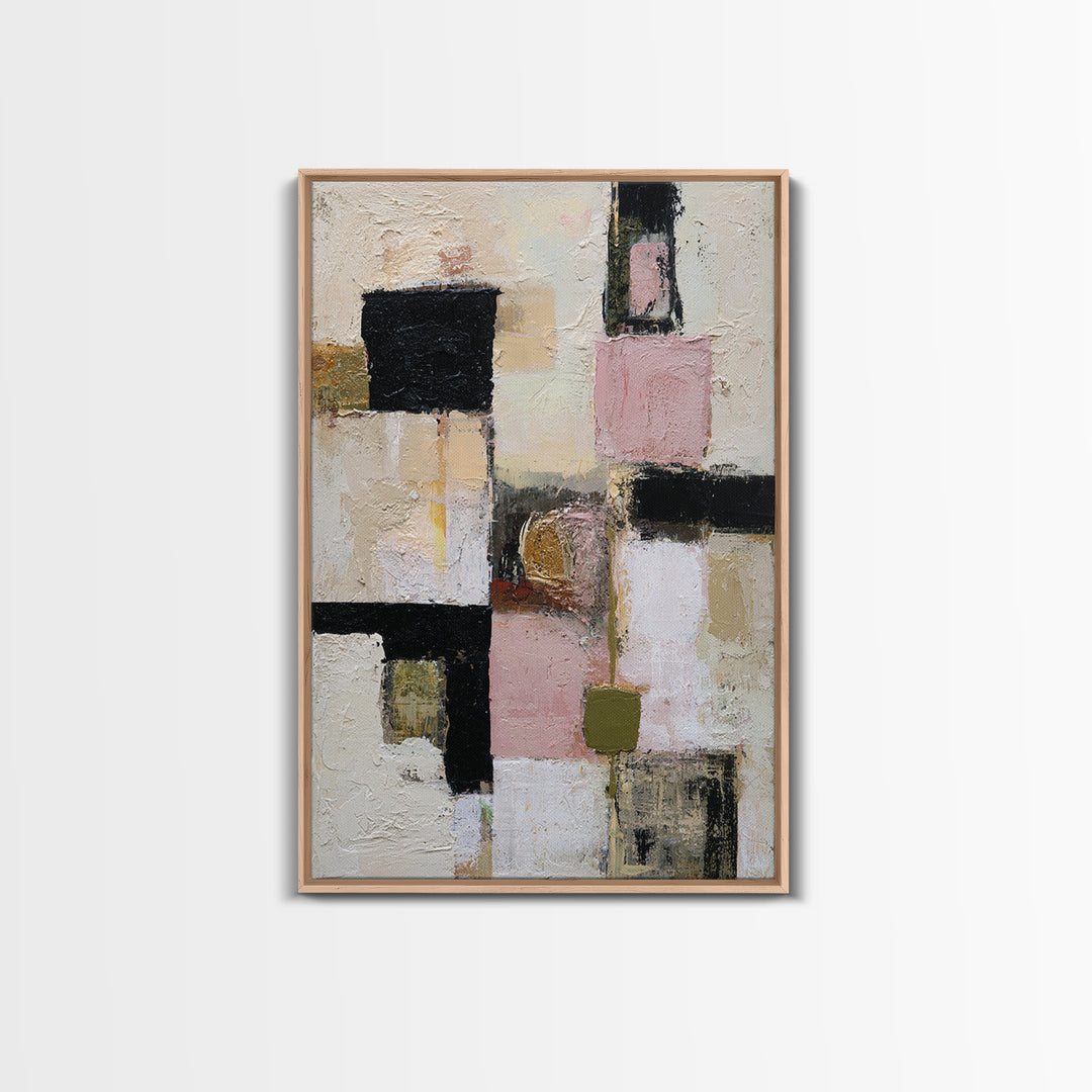 Abstract Composition in Appetite Friendly Warm Tones Canvas Print, Dining Room Art, Fine Art Print, Dining Room Decor, Dining, DRA-2x3-12