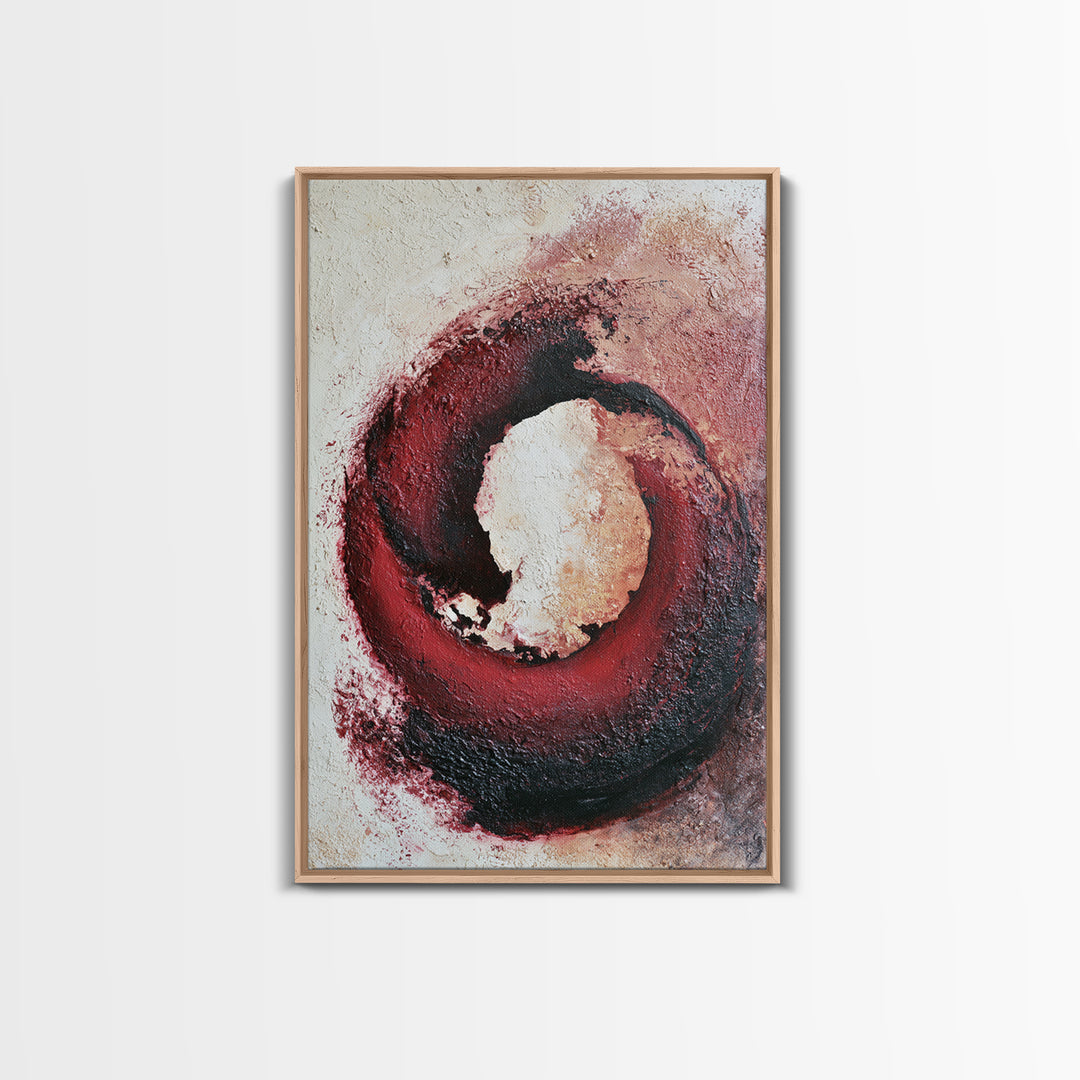 Abstract Red Wine Swirl Canvas Print, Dining Room Art, Boho Decor, Dining Room Decor, Fine Art, Dining, Printable Wall Art, DRA-2x3-50