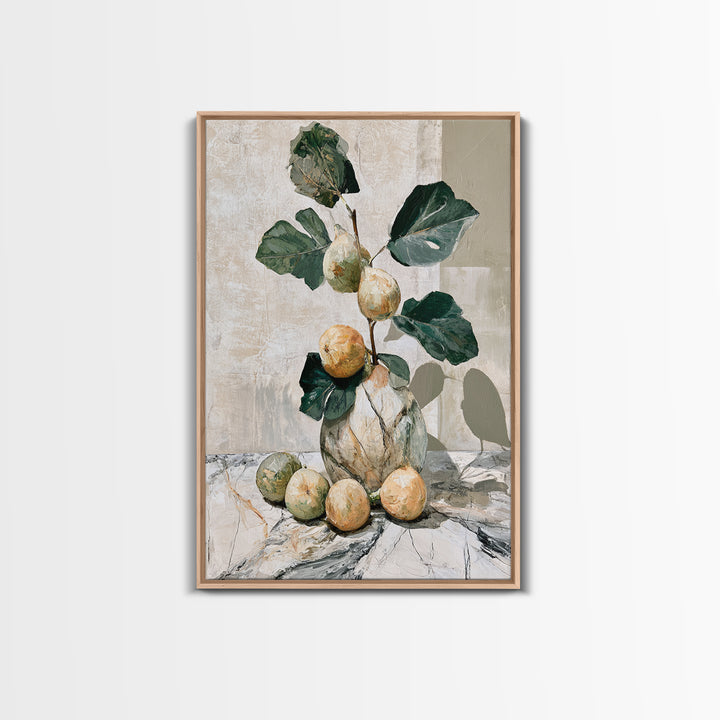 Figs on Marble Canvas Print, Dining Room Art, Printable Art, Dining Room Decor, Dining, Coastal Wall Art, Coastal Decor, DRA-2x3-7