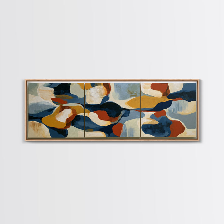 Abstract Composition in Appetite Friendly Warm Tones Canvas Print, Dining Room Art, Print, Dining Room Decor, Fine Art, Dining, DRA-3x1-92