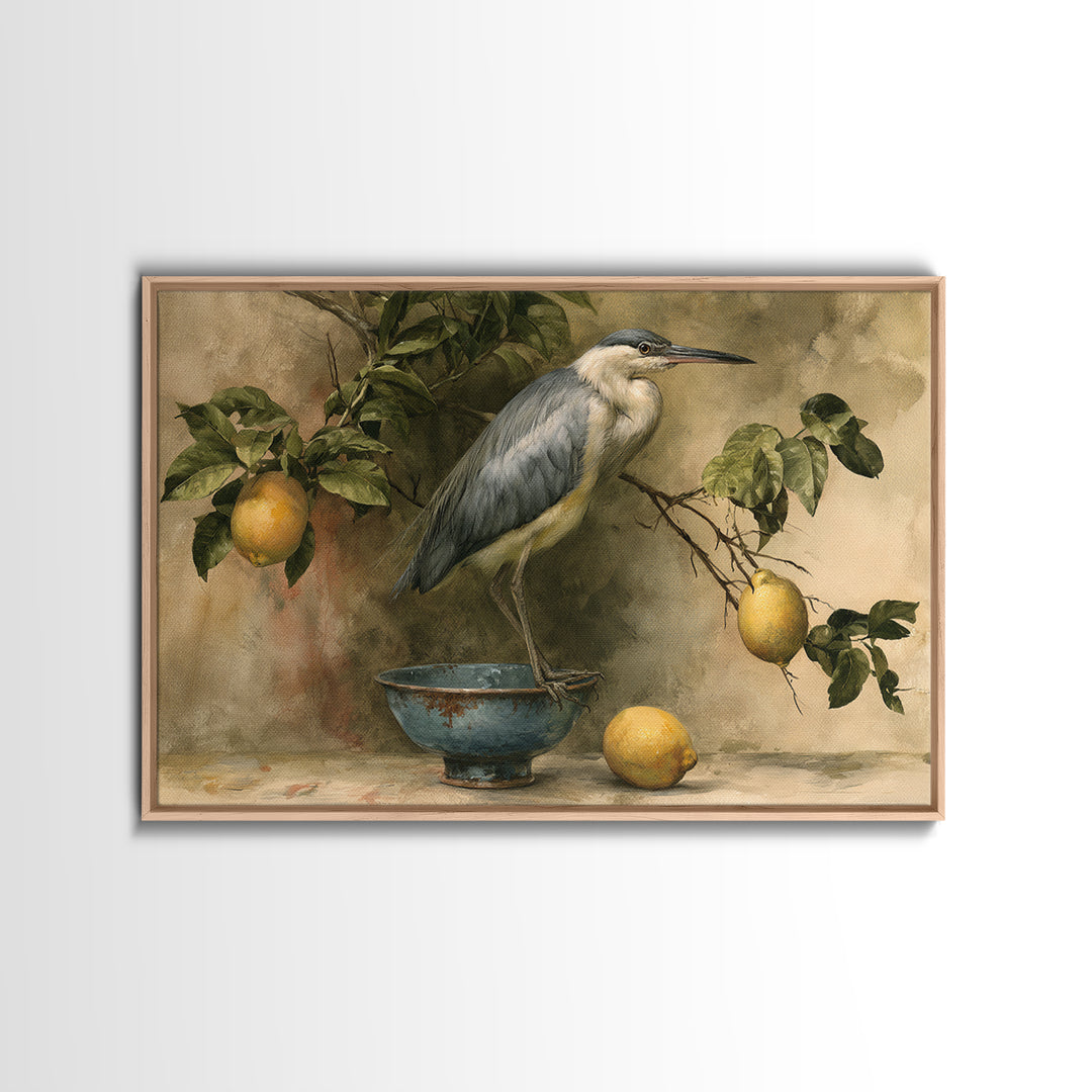 Italian Lemon Branch Canvas Print, Dining Room Art, Printable Art, Dining Room Decor, Watercolor Art, Dining, Coastal Wall Art, DRA-3x2-33