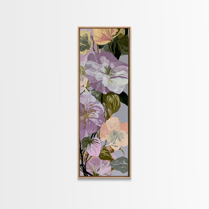 Matisse Inspired Cutouts with Botanical Details Canvas Print, Eclectic Art, Living Room Decor, Watercolor Art, Eclectic, ECL-1x3-90
